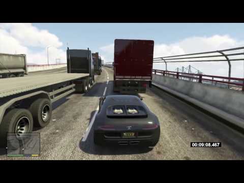 GTA 5 - Bugatti SuperVeyron (Adder) Fastest Car on Highway HD GTA 5 - Bugatti SuperVeyron (Adder) Fastest Car on Highway HD