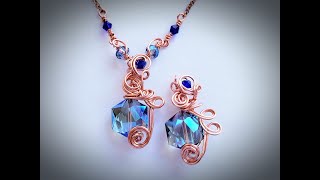 Fancy Swirl Pendant for Pendant Drop Bar - Cheryl St. Pierre of Majestic Wire Artworks