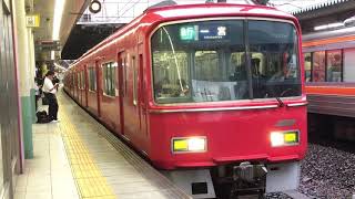 名鉄3100系 3108f＋名鉄3500系未更新 3524f(急行一宮行き）金山駅 発車‼️