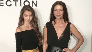 Catherine Zeta Jones and Carys Zeta Douglas at Michael Kors Photocall