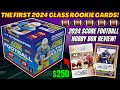 *2024 SCORE FOOTBALL HOBBY BOX REVIEW!🏈 THE FIRST ROOKIE CARDS FOR THE 2024 CLASS!🚨