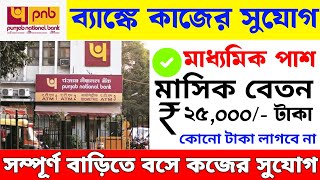 PNB Bank Work From Home Jobs | Earn Money From Home For Students | PNB Jobs 2024