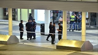 Man skjuten av polis - Nyheterna (TV4)