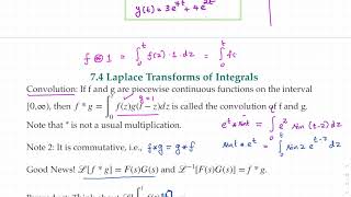 DE: Laplace Transforms - Solving Integral and Integro-Differential Equations using Convolutions