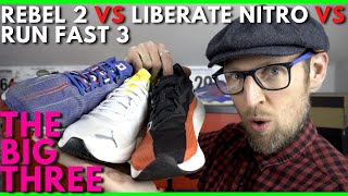 New Balance Fuelcell Rebel 2 vs Puma Liberate Nitro vs Reebok Run Fast 3 | The BIG 3 | eddbud