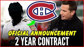 CONFIRMED: Panthers STAR Accepts STUNNING Canadiens Offer | Montreal Canadiens News