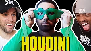 SLIM SHADY'S BACK?? EMINEM HOUDINI REACT COMPILATION!