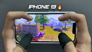 iPhone 13 in 2025 HANDCAM 🔥/ HDR Graphic Settings 😍/ PUBG GAMING TEST!