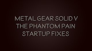 Metal Gear Solid 5 Glowstorm crack