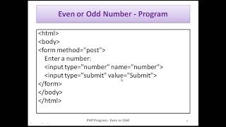 Basic PHP Program using POST method