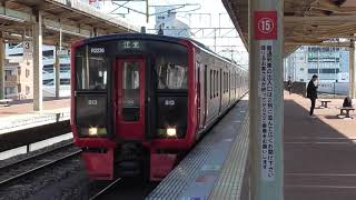 バルーンフェスタ初日の佐賀駅（３）長崎本線の電車