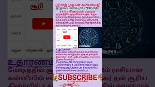 #ஜோதிடம் #திசை #புத்தி #பலன் #கவனம் #எச்சரிக்கை #ஜாதகம் #astrology #tamil #தமிழ்  #shriRAJmurugan #₹