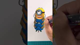 描いたら出てくるミニオンズ！ #minions #drawing