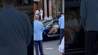 SEXY BILLIONAIRE LADY BOSS IN ROLLS ROYCE #monaco #supercars #shorts #viral #trending #video #fyp