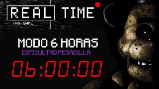 La NOCHE PESADILLA de 6 HORAS REALES en FNAF