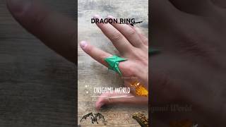 DRAGON RING ORIGAMI TUTORIAL | HOW TO MAKE DRAGON RING | HOUSE OF THE DRAGON | GAME OF THRONES ART