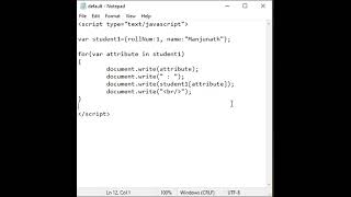for in loop in JavaScript in One Minute with Example - JavaScript #shorts 51 🚀
