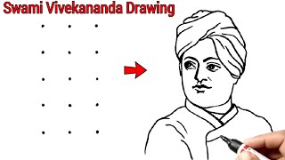 Swami Vivekananda drawing easy step by step for beginners | Youth day drawing