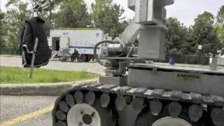 The gig is up for bomb-detecting robot Andros