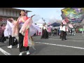 かしま ふれ愛 さくら祭り 2015 yosakoi 楢葉天神龍舞 ①