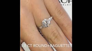 Three-Stone Engagement Ring Designs from Lauren B