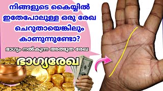 വിധിയെ മാറ്റി എഴുതുന്ന അത്ഭുത രേഖ | Fate Line on Your Hand || Palmistry in Malayalam/ VedicPalmistry