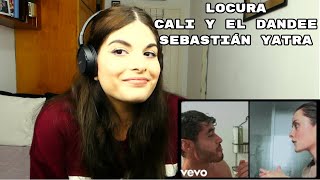 REACCIÓN: LOCURA - CALI Y EL DANDEE \u0026 SEBASTIAN YATRA|Cristina Black \u0026 White