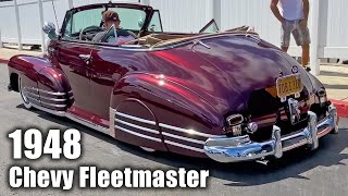 Stunning Custom 1948 Chevy Fleetmaster Coupe Convertible • Slow-Mo Walkaround