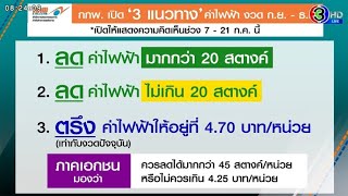 เปิด 3 ทางเลือกคิดค่าไฟงวดใหม่ รับฟังเสียง ปชช.-ผู้ประกอบการ 7-21 ก.ค.นี้