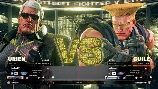 RB (Urien) vs obimom (Guile)：RB（ユリアン）vs obimom（ガイル）