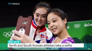 Rio 2016: North and South Korean athletes take a selfie, Shane Hahm reports