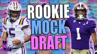2024 Dynasty Rookie Mock Draft w/ Landing Spots - Dynasty Fantasy Football NFL DRAFT