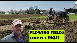 Plowing with a 1931 IH Farmall Regular