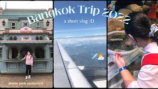 BANGKOK VLOG ✈️ | flying, visiting an aquarium and a theme park!