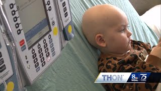 2-year-old girl with leukemia benefits from THON