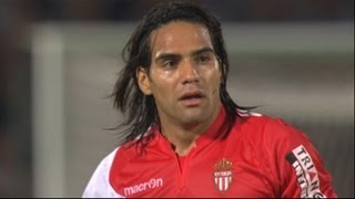 The first game of Falcao with Monaco - Ligue 1 2013/2014