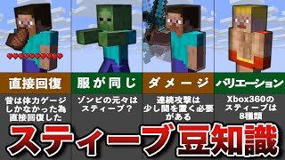 マイクラ意外と知らないスティーブの雑学と豆知識【ゆっくり解説】