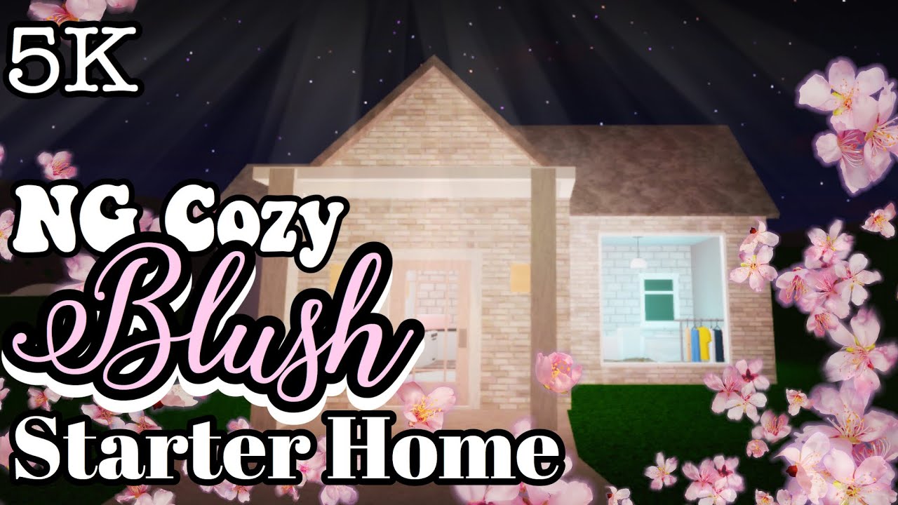 Bloxburg: No-gamepass Blush Starter Home | 5K 🌸 - YouTube