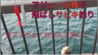 [釣り動画]アジュール舞子ワンド内　飛ばしサビキ釣り　豆アジが良く釣れると聞いて　#神戸