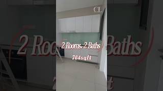 Tria Seputeh 【Completed】 @ 2 mins to Mid Valley 764sqft 2 Rooms 2 Baths Actual Unit Tour