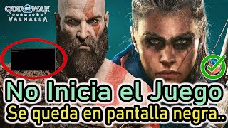 God of War Ragnarok ☠ NO INICIA😭 SE QUEDA EN PANTALLA NEGRA ✅Solución Rápida