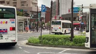 いすゞエルガミオ京成タウンバスTO89綾01普賢寺経由綾瀬駅行き亀有駅16時05分通過