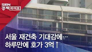 서울 재건축 기대감에…하루만에 호가 3억↑