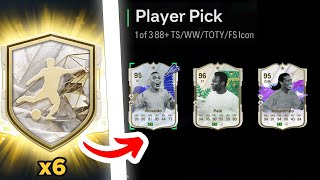 6x 88+ ICON PLAYER PICKS! 😎 FC 24 Ultimate Team