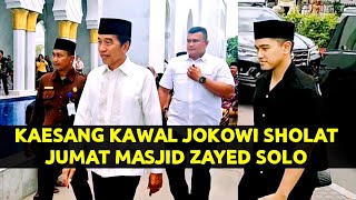 Jokowi dan Kaesang Kagetkan Jamaah Sholat Jumat di Masjid Sheikh Zayed Solo