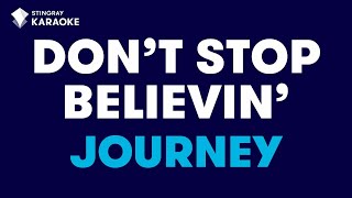 Journey - Don't Stop Believin' (Karaoke With Lyrics)@StingrayKaraoke