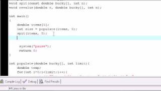 C++ Tutorial - 28 - Changing Array Values with Functions
