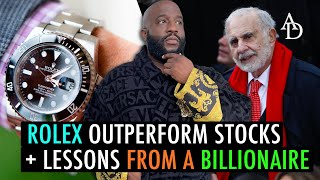 ROLEX Watches Outperforming the Stock Market + Billionaire Carl Icahn warns MARKET CRISES IS BREWING