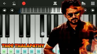 Thee Thalapathy | Varisu | Easy Piano Tutorial | Vijay | Simbhu