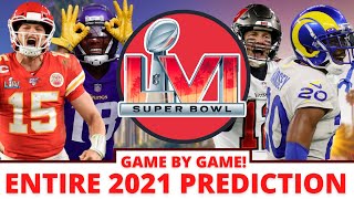 Predicting the ENTIRE 2021-2022 NFL Season (Accurate?)